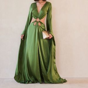ISO: Cult Gaia Jasmin gown dress green